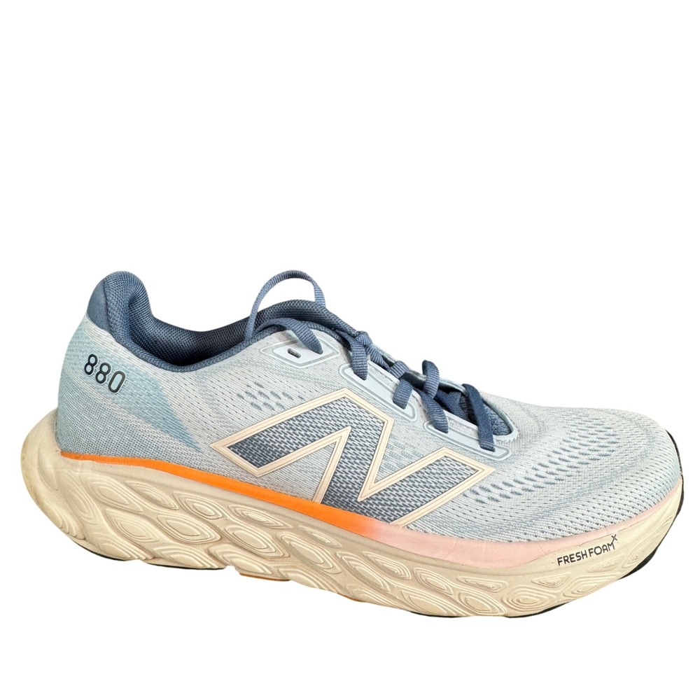 New Balance Fresh Foam X 880 v14 Blue Orange Running Shoes W880B14 Womens 9.5